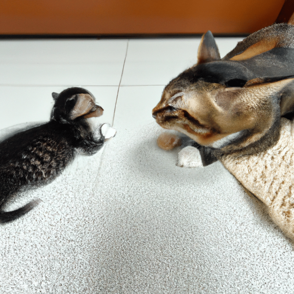 how long does it take for a cat to accept a new kitten