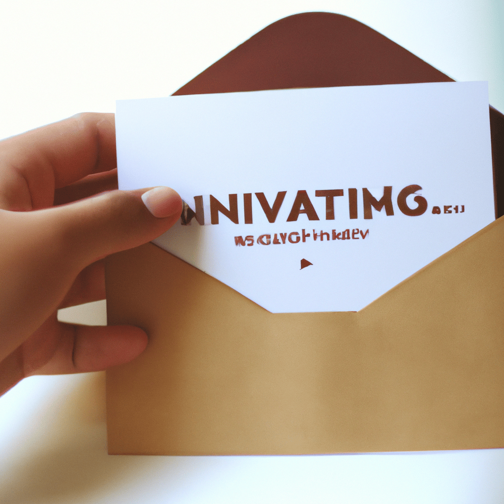 how to accept an invitation formally