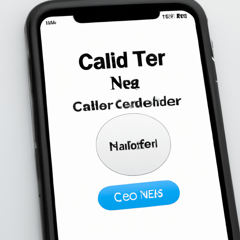 how to accept no caller id on iphone