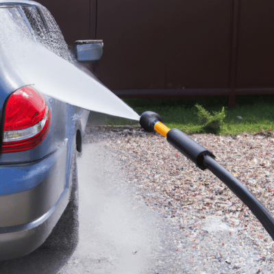 how to wash a car with a pressure washer